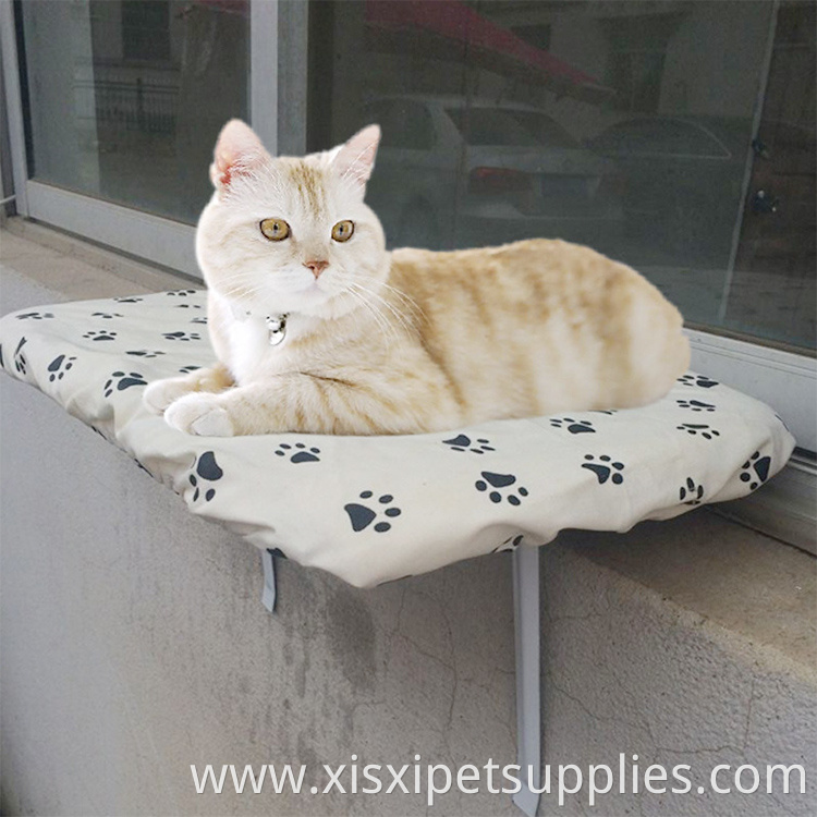 Detachable Portable Heat Cat mounted window seat pet hanging bed